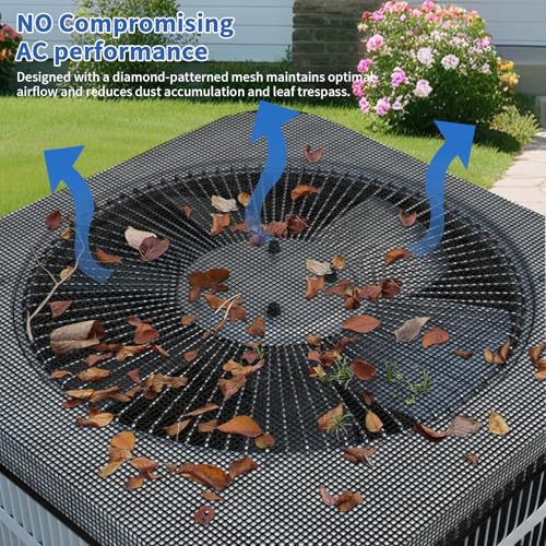 26" x 26" Air Conditioner Cover - Breathable Mesh AC Unit Protector