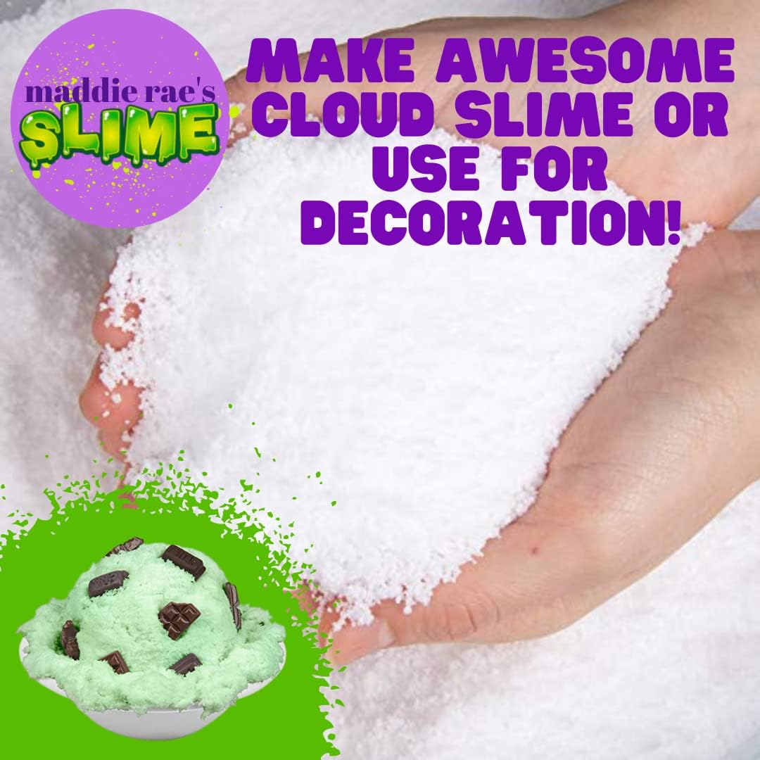 SCS Direct Instant Snow XL Pack - Creates 5 Gallons of Safe, Non-Toxic Artificial Snow | Perfect for DIY Crafts & Holiday Fun