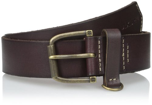A. Kurtz Men's Hayden Leather Belt, Brown, 40
