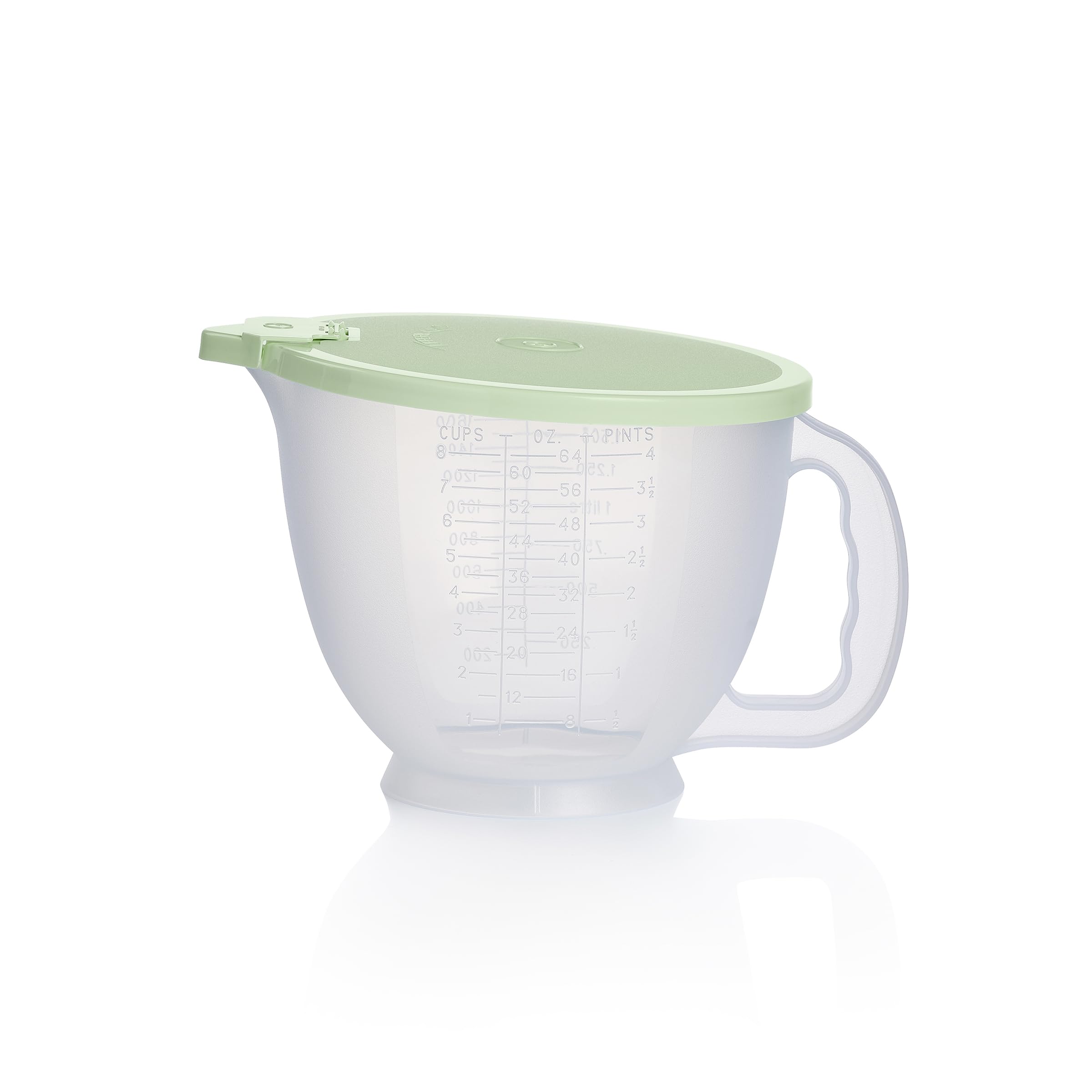 Tupperware Classic Mix-N-Store Pitcher Set in Mint Green and Candy Pink, Dishwasher Safe and BPA Free (2 Bowls, 2 Lids)