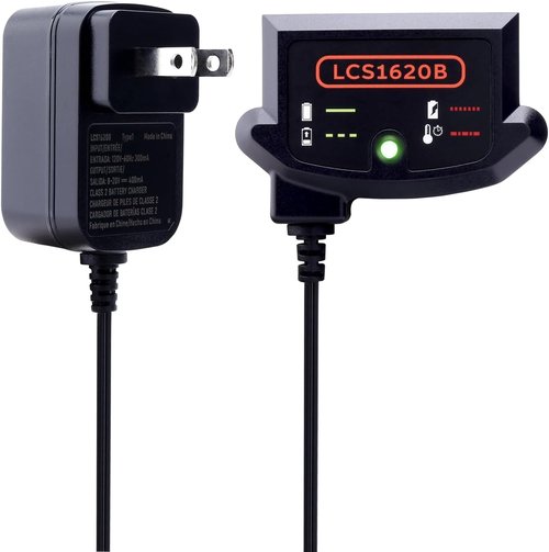 Lasica 20V Lithium Battery Charger - Compatible with Black & Decker LBXR20 & More | Efficient Charging Solution