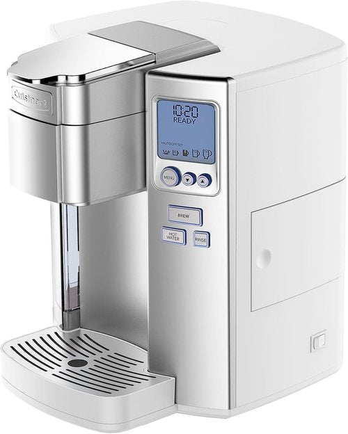 Cuisinart Single Serve Coffee Maker - 5 Serving Sizes & Adjustable Temperature - 72 Ounce, White