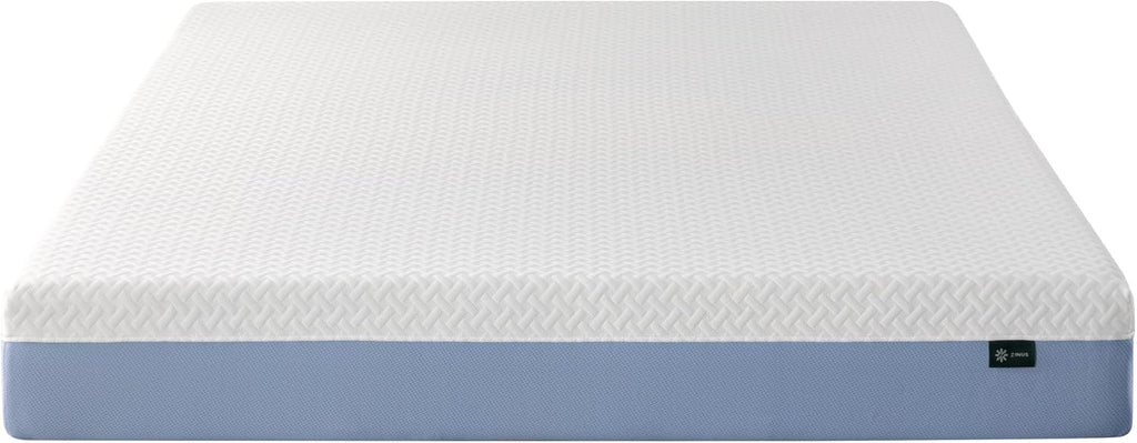 Zinus 8 Inch Queen Memory Foam Mattress - Cooling Comfort, Fiberglass-Free, Medium Feel, Safe Materials