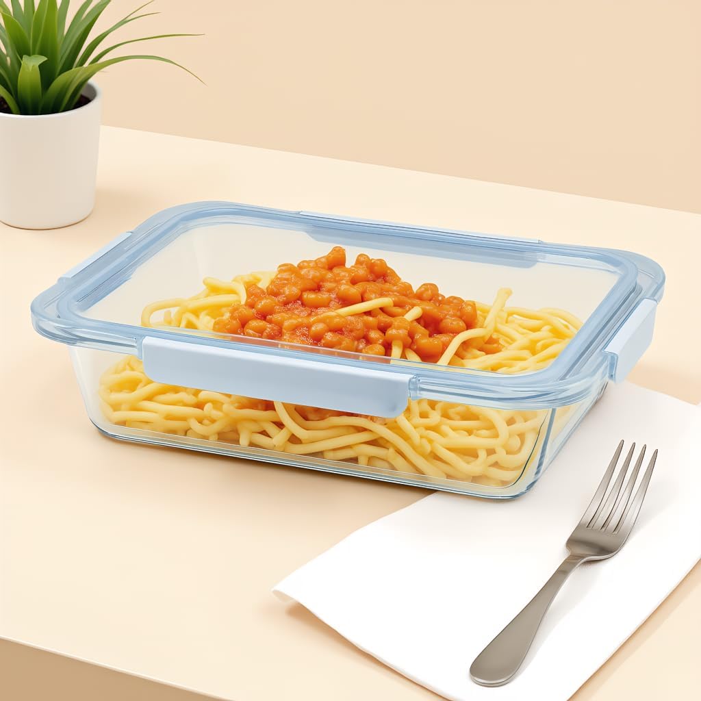 Pyrex 9x13-Inch Deep Glass Bakeware Dish - Airtight Lid for Versatile Baking & Meal Prep