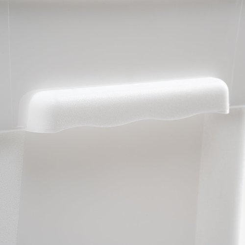Winco Square Storage Container, 4-Quart, White