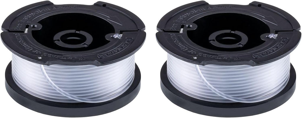 Black+Decker Weed Eater String Trimmer Line Replacement Spool - Autofeed 30 ft, 0.065-Inch, 2-Pack