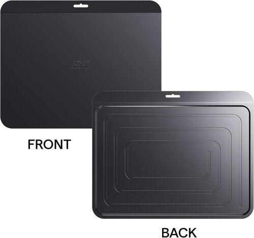 Baker's Secret Insulated Cookie Sheet - 13" x 9" Carbon Steel Tray for Baking & Roasting | Dishwasher Safe
