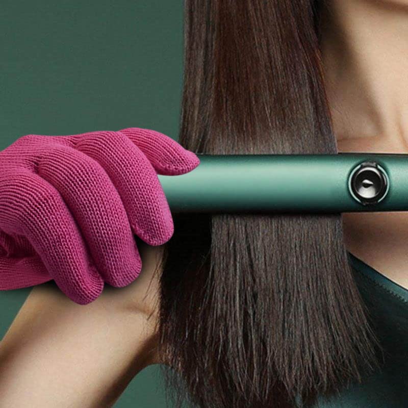 FOHOLA Heat Resistant Gloves for Hair Styling and Curling Wands