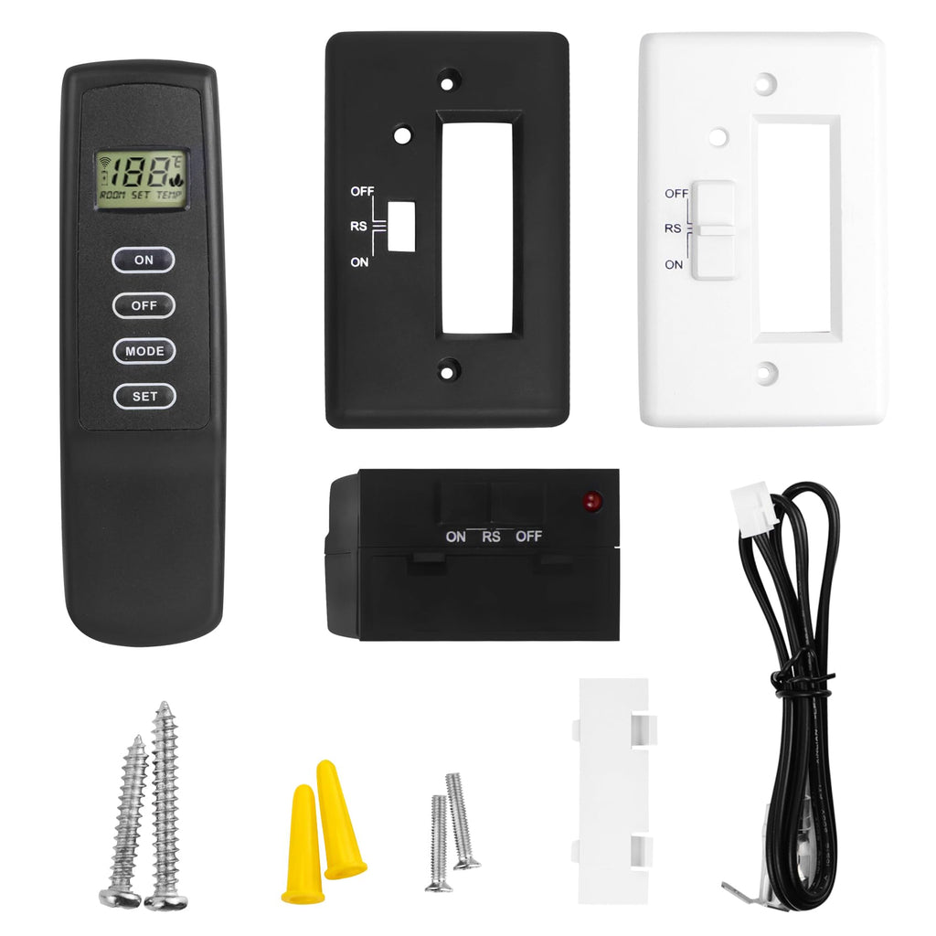 Upgraded Fireplace Remote Control Kit,Fit for skytech 1001 Napoleon Empire Rasmussen Superior Kingsman Regency and More.Temper Adjustment,Child Protection, LCD Screen,Control Millivolt Gas Valves
