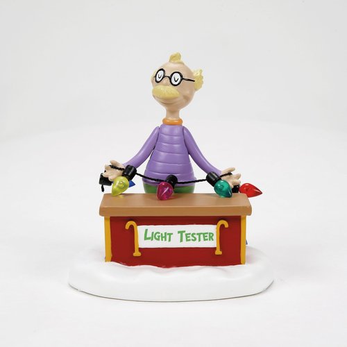 Department 56 Dr. Seuss Grinch Village Accessories The Lightbulb Tester Figurine, 3 Inch, Multicolor