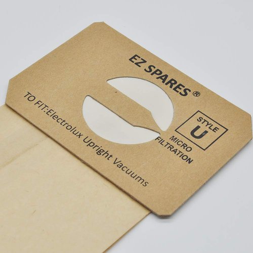 EZ SPARES 30 Pcs Replacements for Electrolux Upright Vacuum Cleaner Style U Electrolux Type U Bags,Paper Dust Bag,Made of Paper, More Environmentally Friendly