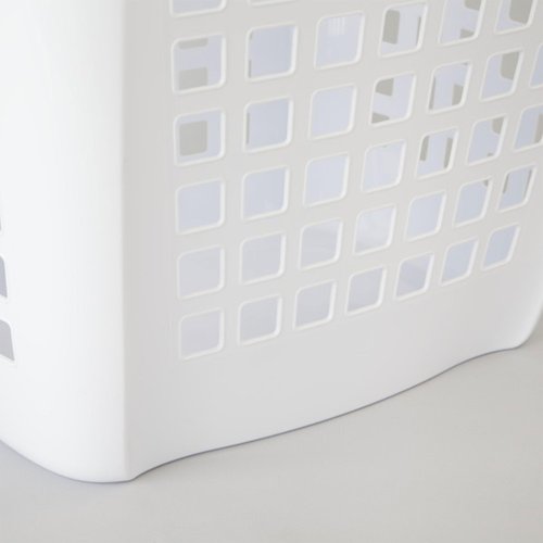 Sterilite Ultra Easy Carry Laundry Hamper, Comfort Handles to Easily Carry Clothes Between the Bedroom and Laundry Room, Plastic, White, 4-Pack