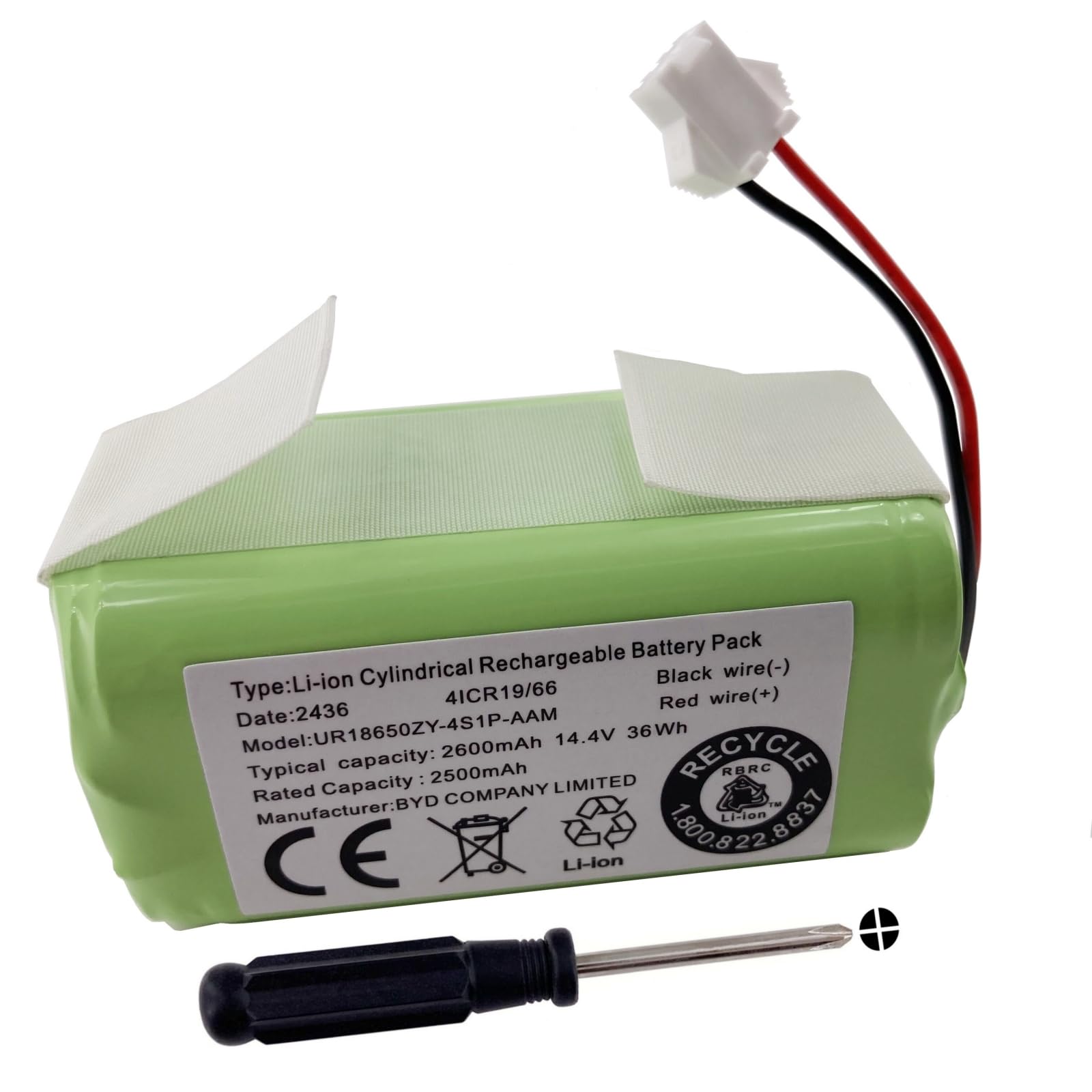 IFRESEM Replacement Battery for Eufy RoboVac 11 11C 11S Plus 11S Max 12 15T 15C Max 25C 30 30C 35C G10 G20 Hybrid G30 Verge Edge G32 Pro G35+ G40 Hybrid+ PA04 CMICR18650F8M7-4S1P Robot Vacuum