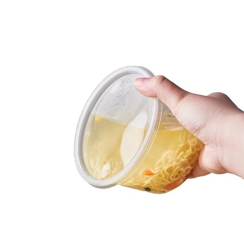 Jaluxing [150 Set - 16 oz. Plastic Deli Disposable Food Storage Containers With Airtight Lids