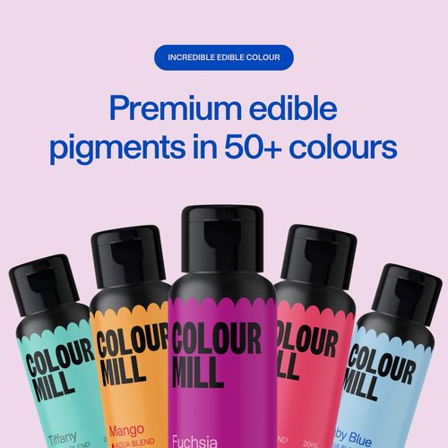 Colour Mill Aqua Blend Water-Based Food Coloring - 20 Milliliters | Vibrant Candy Colors