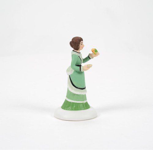 Department 56 | Dickens Village 40th Anniversary Limited Edition Such a Lovely Bird Figurine - 2.4 Inch, Multicolor