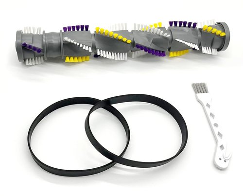 LesinaVac Replacement 1 Brush Roller and 2 Belts Compatible with Bissell Cleanview Swivel Pet crosswave 2252 2254 2489 22543 24899 1327 1333
