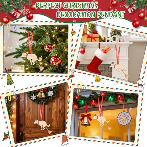 Funny 2025 Dog Ornament - Hilarious Gag Gift for Christmas