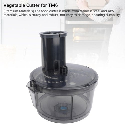 GEERYZHE Vegetable Cutter Attachment Food Processor for TM5 TM6 TM31 with Stainless Steel Blades and Removable Parts Effortless Slicing Peeler Slicer Attachments Home Kitchen Accessories
