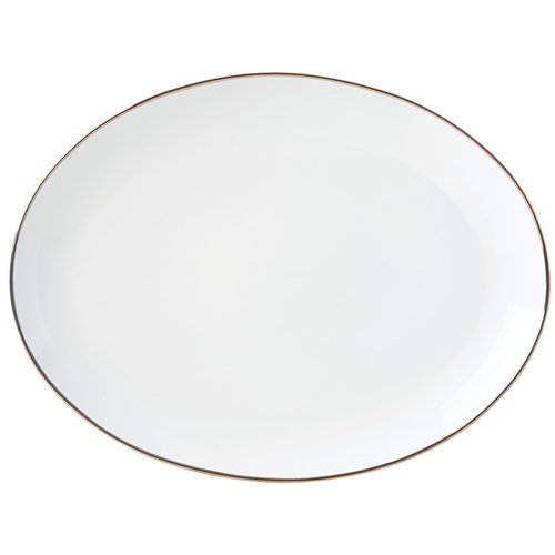 Lenox White Trianna 14.5" Serving Platter, 3.20 LB