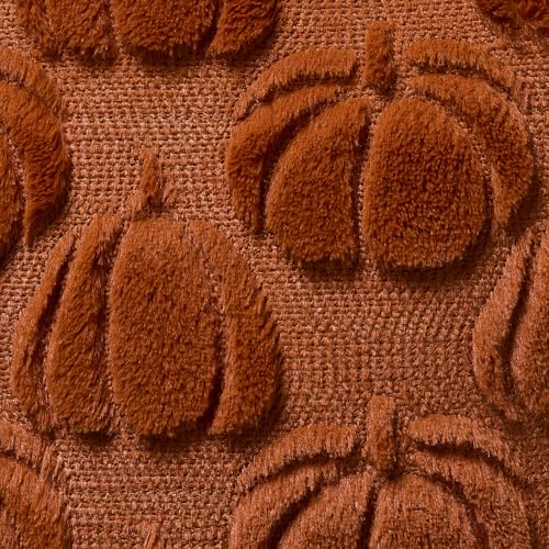 DFXSZ Rust Fall Throw Pillow Covers 18x18, Soft Plush Set of 2