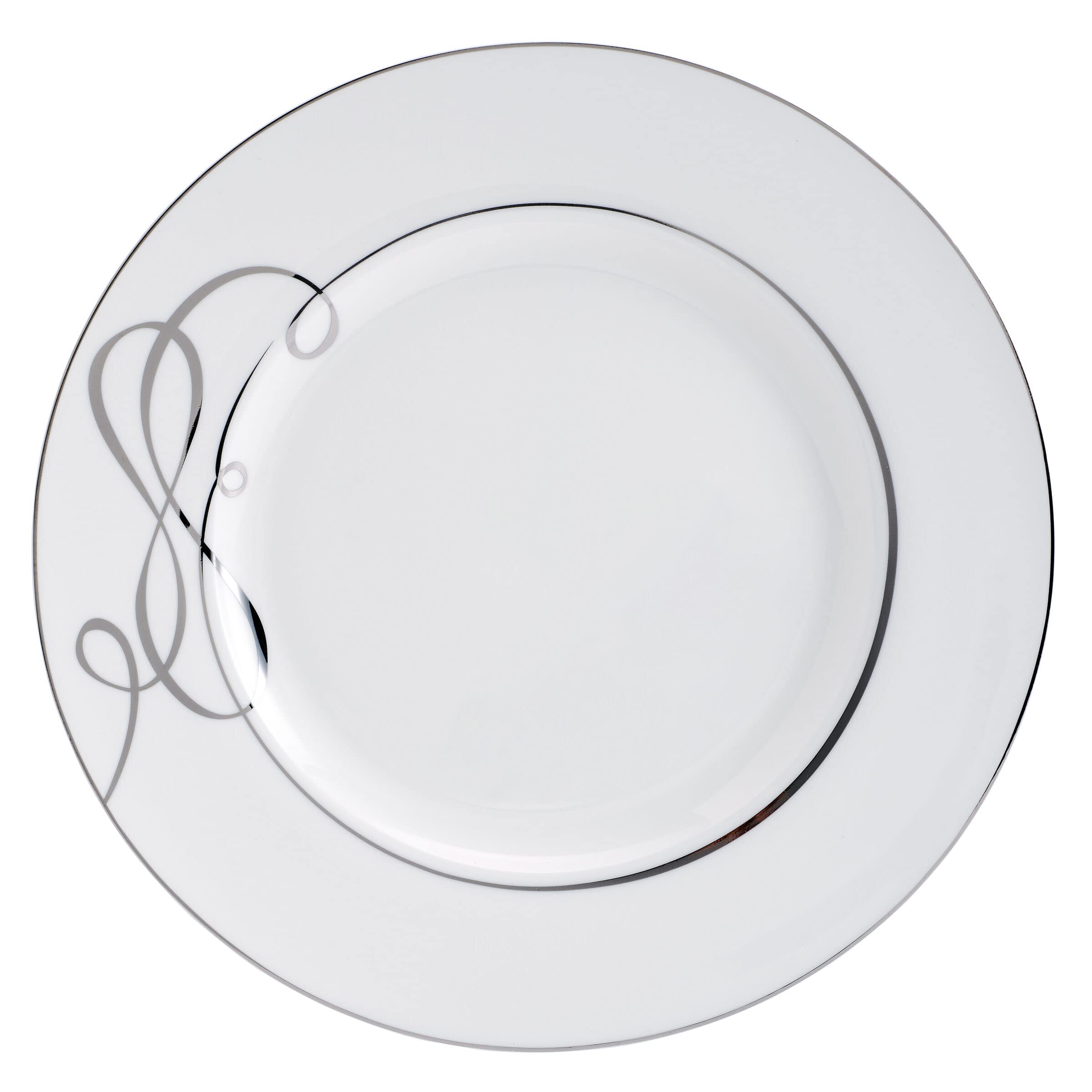 Mikasa Love Story Platinum Banded Dinner Plates, Set of 4