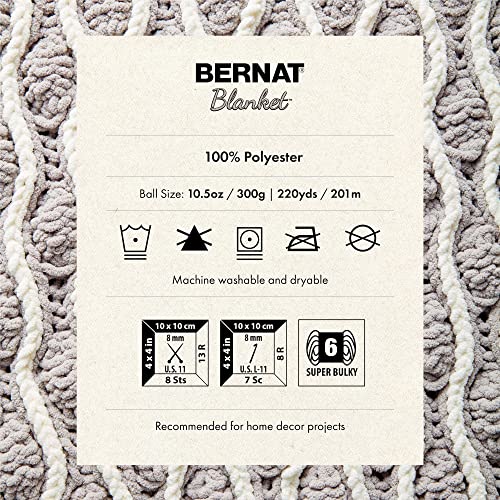 Bernat Blanket Yarn - Harvest Color, 300g Soft Chenille Yarn
