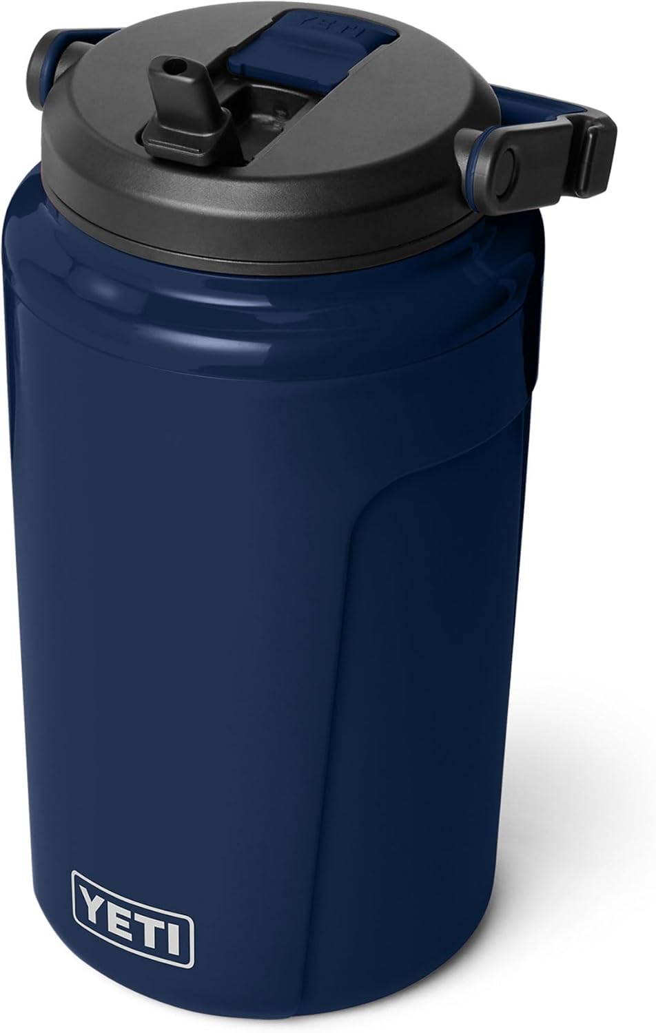 YETI Silo Half Gallon Insulated Water Jug - Leakproof Sports Bottle with Straw Cap & Fence Hook Handle - Navy