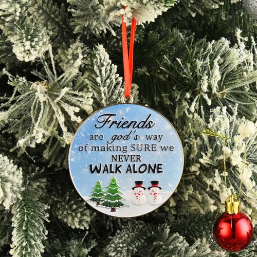 Friends Christmas Ornament 2026 - Meaningful Friendship Gift for Women - Variation of Friends