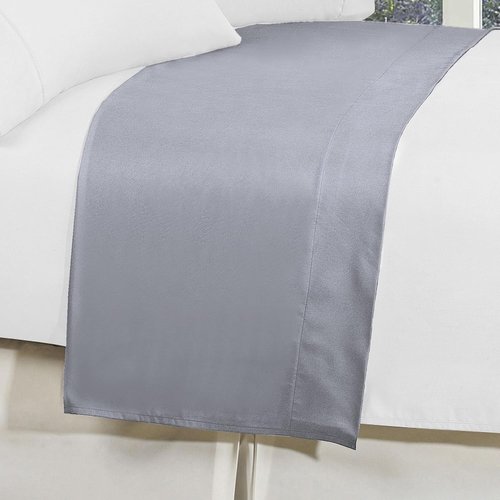 Elegant Comfort Premium Hotel Quality 1-Piece Flat Sheet, Luxury and Softest 1500 Premium Hotel Quality Microfiber Bedding Flat Sheet, Wrinkle-Free, Stain-Resistant, King, Silver