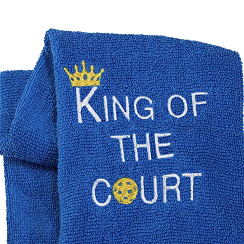 Pickleball King Towel - Embroidered King/Queen of The Court