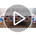 Paint Splatter Tablecloths - 3 Pack Art Party Decorations 72.5x40.8in