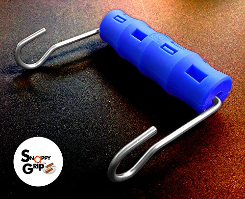 Snappy Grip Bucket Wrangler - Ergonomic Handle Hook, Royal Blue