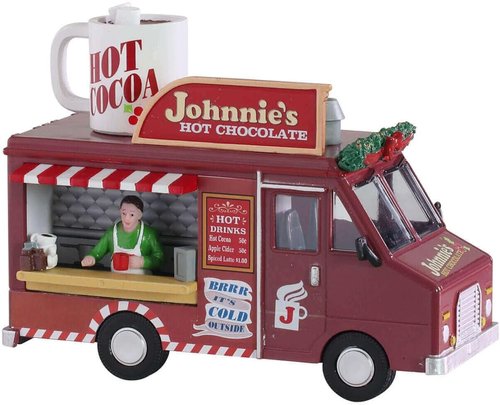 Lemax Johnnie's Hot Chocolate Christmas Village - Colorful Holiday Decor | Festive Collectible