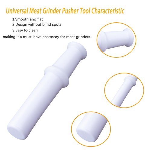 Meat Grinder Plunger for Kitchenaid, Lem and other brands,Universal Meat Grinder Food Grinder Pusher Tool(1 Pcs)