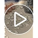Clear Heart Nail Art Charms - 250pcs 3D Mixed Size Resin Rhinestones