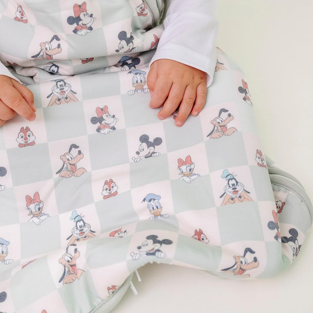 Copper Pearl Baby Sleep Sack, Mickey Mouse & Friends - 0.5 TOG Summer Wearable Blanket for 12-18 Months, Sleeveless Sleep Sack for Baby Boy or Girl