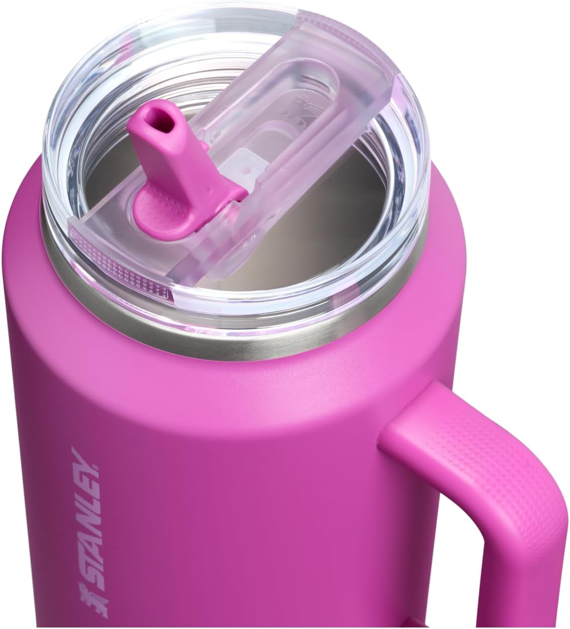 STANLEY Quencher ProTour 64 oz Tumbler - Leakproof Lid, Built-In Straw & Handle | BPA-Free Dark Blossom