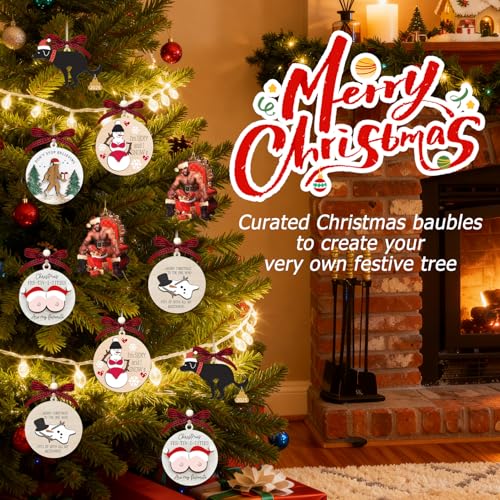 Funny Labrador Christmas Ornament - Handcrafted Dog Tree Decor