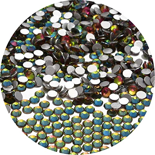 NCB Glass Nail Rhinestones 3000pcs SS3 Vitrail Medium Flatback Crystals