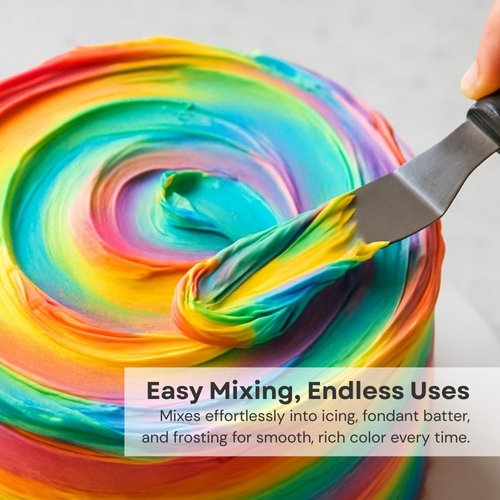 Chefmaster Coal Black Liqua-Gel® Food Coloring - Vibrant, Fade-Resistant Dye for Icing & Fondant | 0.70 oz
