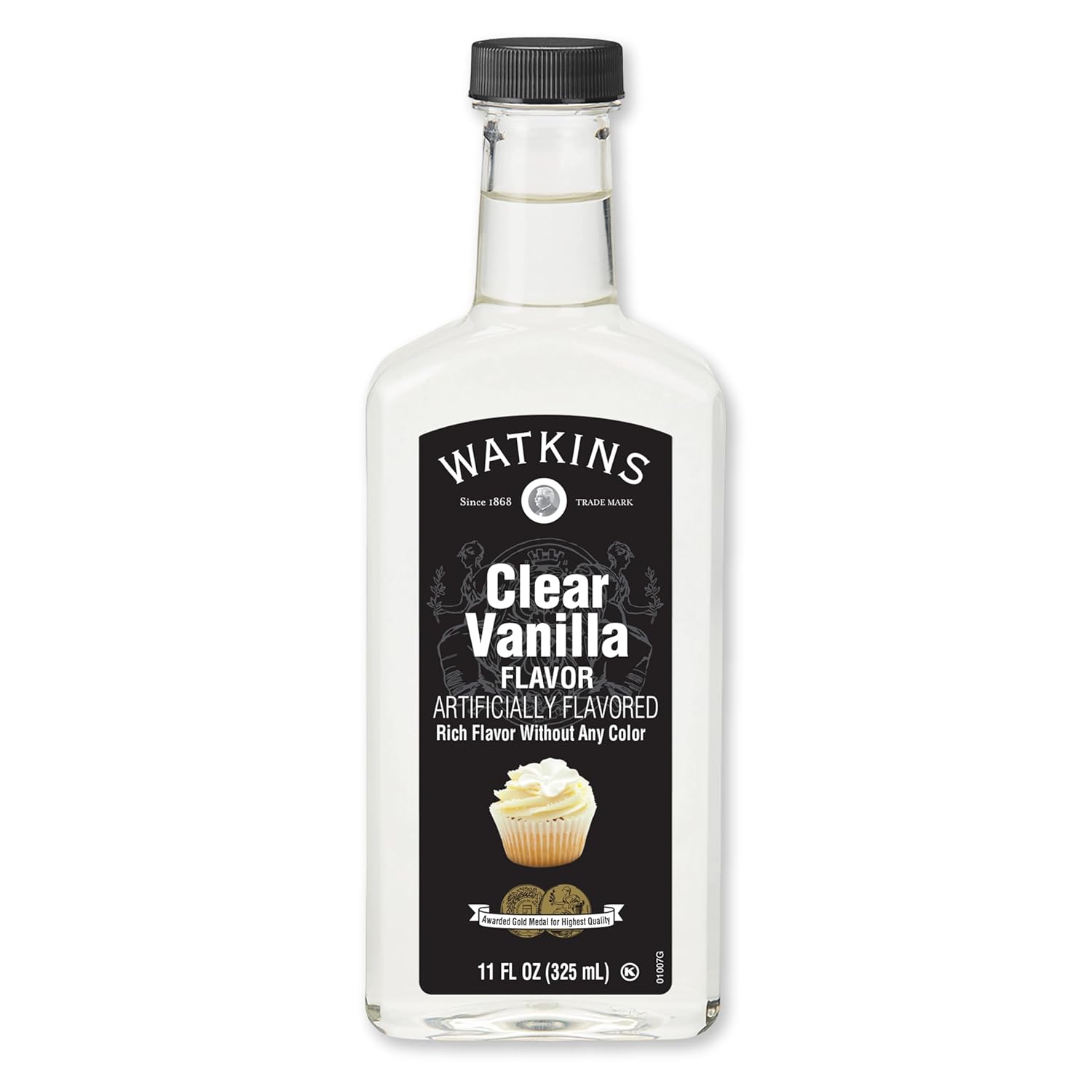 Watkins Clear Vanilla Flavor - 11 Fl. Oz. Bottle for Baking & Cooking | Pure, Natural Taste