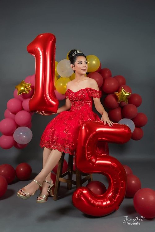 Big Number Balloon 10th Birthday Decorations - 40 Inch Red Foil Balloon for Men & Women