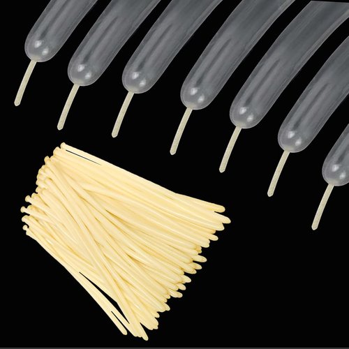 260 Pack Clear Long Balloons | Thickened Latex Twisting Balloons for Animal Models & Party Decor
