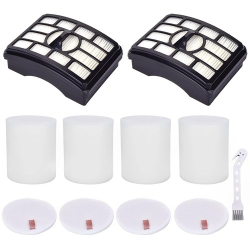 Leadaybetter Filter Replacement for Shark Rotator Pro Lift-Away NV500, NV501, NV502, NV505, NV552, NV642, UV560, ZU780, ZU782, ZU785. Compare to Part # Xff500 Xhf500, 2 + 4 Foam & Felt Filters