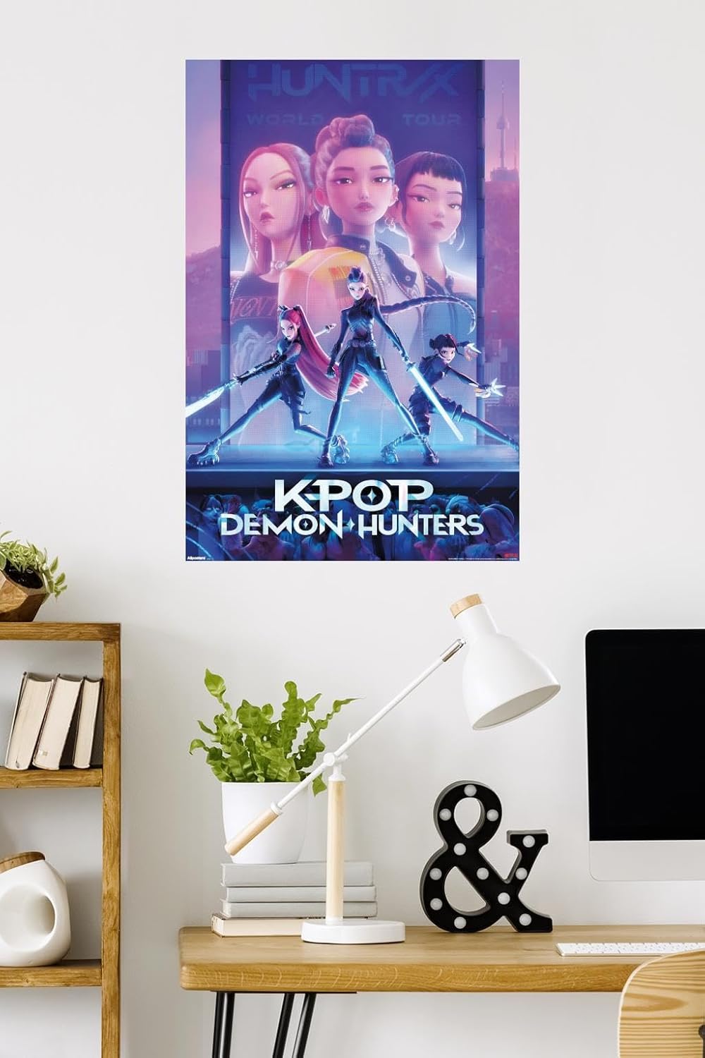 Netflix KPop Demon Hunters Poster - Unframed Wall Art, 34" x 22.4" | Perfect for Fans