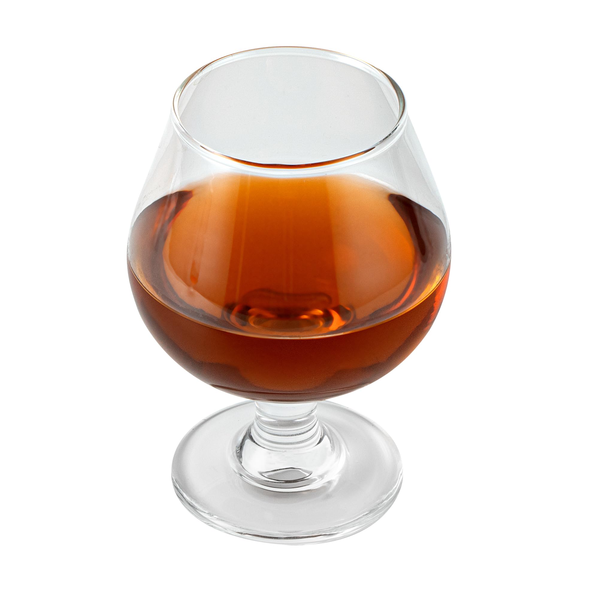 Restaurantware-Vetri 9 Ounce Brandy Snifters, 24 Stemmed Whiskey Glasses - No Lead, Dishwashable, Clear Glass Tumblers For Tasting Bourbon, Cognac, Scotch, Great For Spirit Drinks, Oid Fashioned