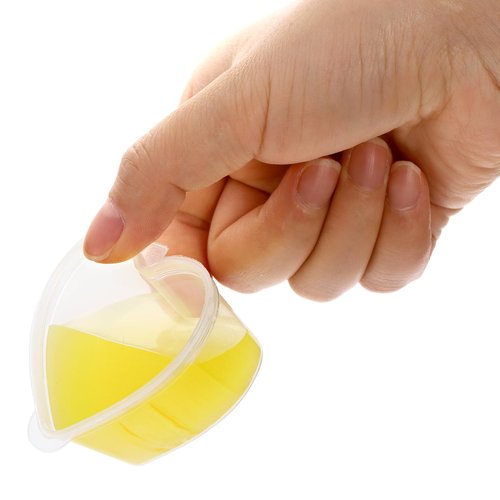 Frcctre 200 Pack 1.5 oz Disposable Plastic Portion Cups with Lids, Heart Shaped Plastic Jello Shot Cup Souffle Cups Leak Proof Condiment Containers for Sauces, Samples, Jello Shot, Slime, Craft