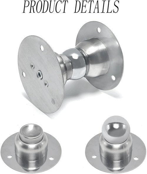 Cucumis Magnetic Door Stopper - Heavy Duty Stainless Steel Mini Soft-Catch | Wall Mount for Home & Office