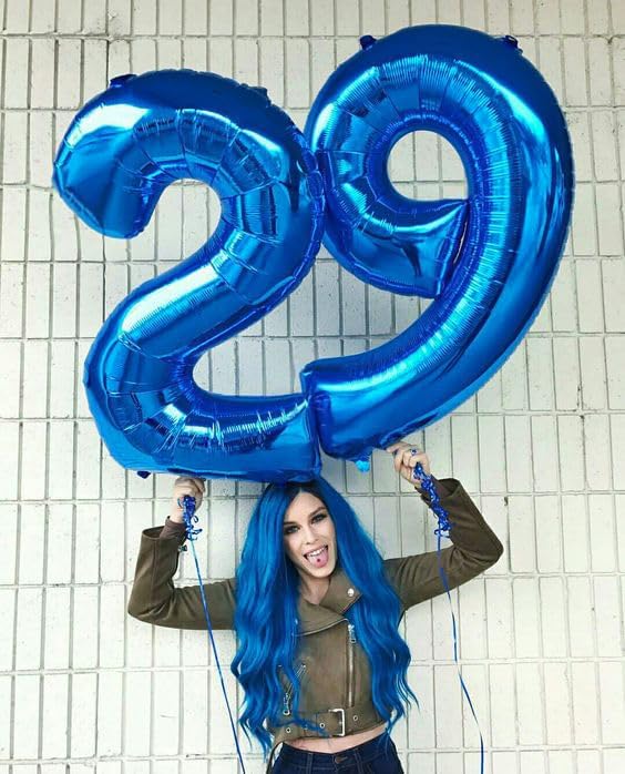Number 19 Balloon by [Brand Name] - 40-Inch Navy Blue Birthday Decoration for 19th Celebration